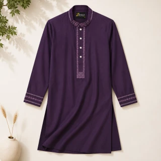 Royal Purple Panjabi
